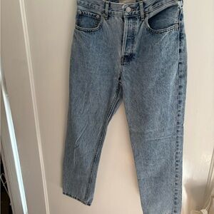 Everlane Women's Ankle & Cropped Jeans - Light Blue